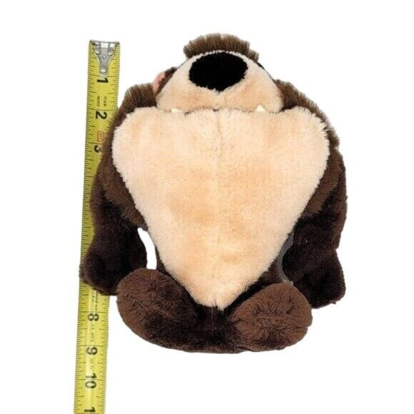 Warner Brothers Taz Plush Brown 9" Cartoon Stuffed Animal Toy 1971 Vintage - Picture 11 of 11
